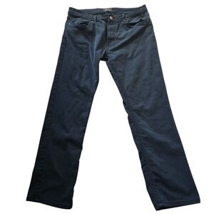 Jachs New York Mens 34/28 Tagged 36/30 Black Straight Leg Jeans 5 Pocket